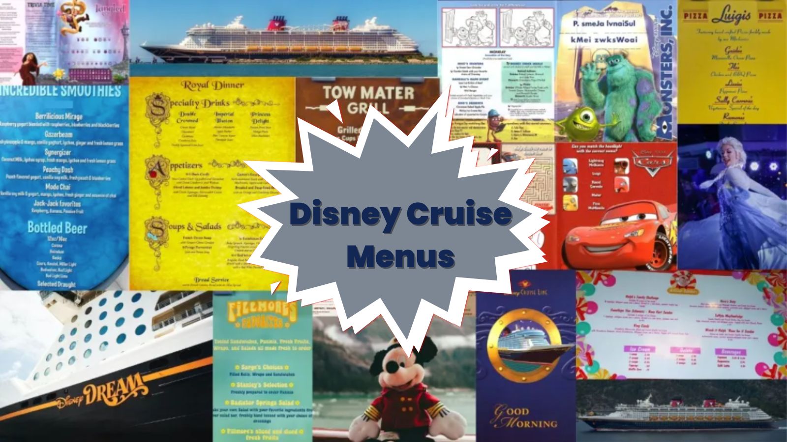 Disney Cruise Pirate Night Dinner Menu - The Mommy Mouse Clubhouse