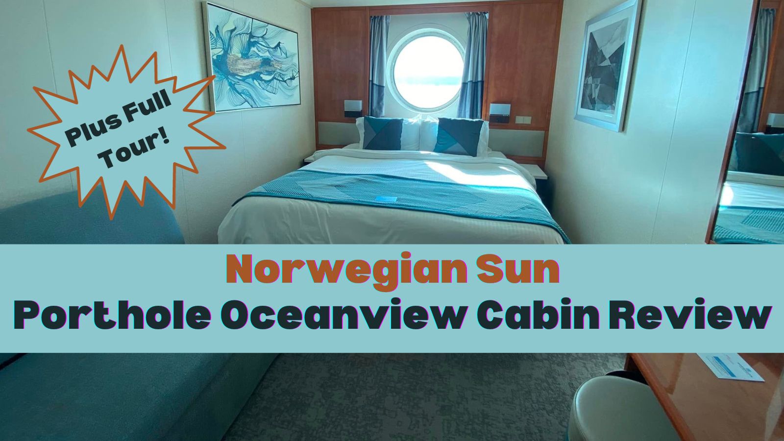 Norwegian Sun Porthole Oceanview Cabin Review and Tour · Prof. Cruise ...